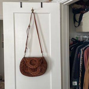 Patricia Nash brown woven purse
